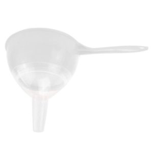 Funil de Plástico com Peneira 15cm- Planeta Utilidades
