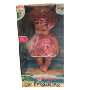 Boneca Menina Brasileira Ruiva - Milk