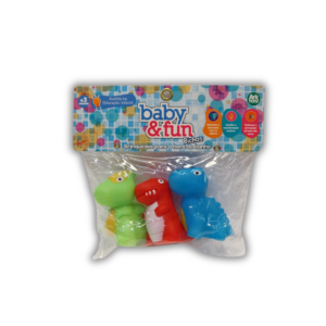 Kit De Dinossauros De Vinil Pra Banho - Ark Toys