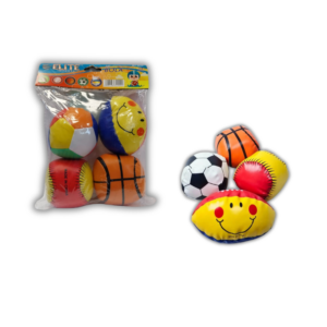 Kit Bola Média Desenhadas 4 Peças - Elite Imports