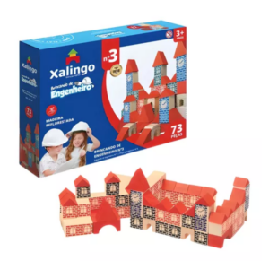 Brincando de Engenheiro N°3 73 Peças - Xalingo