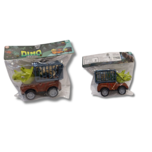 Caminhão De Fricção De Dinossauro Com Gaiola - Ark Toys