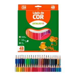 Lápis De Cor 48 Cores - Leo & Leo