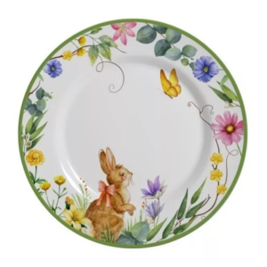 Prato de Cerâmica Raso Easter Garden - Alleanza