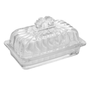Manteigueira De Cristal Ecológico Com Tampa Imperial - Lyor