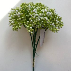 Pick Bolinha Com 6 Galhos Verde Claro- DecoromaX