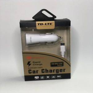 Carregador Car Charge Entrada V8- TD LTE