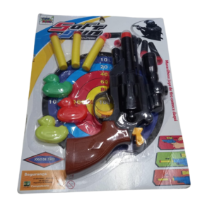 Arminha De Brinquedo Espingarda + Arco E Flecha Infantil Kit