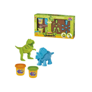 Brinquedo Monta Dino Junto Com Massinha - Usual Brinquedos