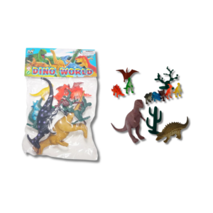 Kit De Dinossauros De Plástico 12 Peças - Fun Game
