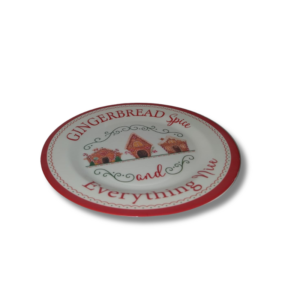 Prato De Sobremesa Melanina Gingerbread Spice 22,8cm - Florarte