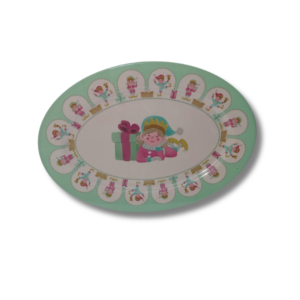 Travessa Oval De Melanina Elfo Candy - Florarte